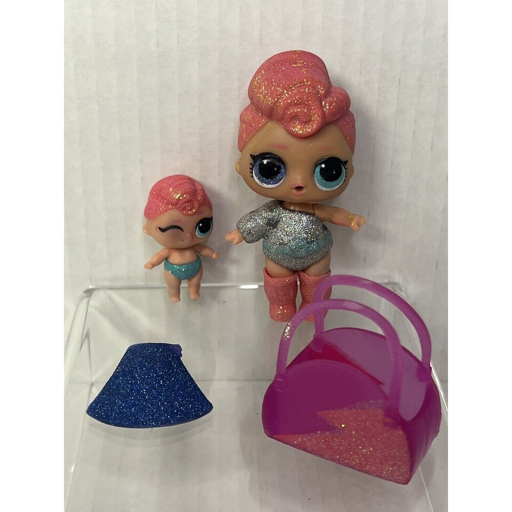 LOL Surprise Dolls STARDUST QUEEN And Little Sister With Bag